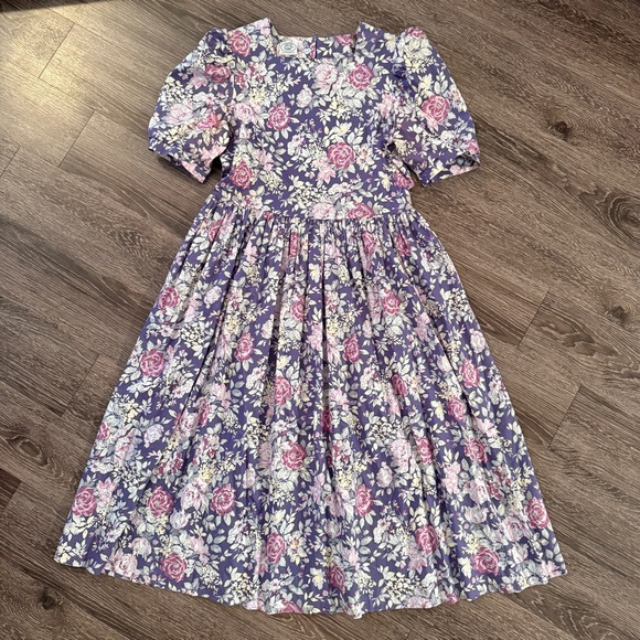Laura Ashley Vintage Floral Dress
